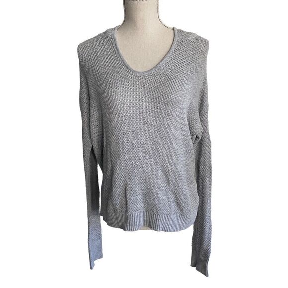 Women's Gap Knit Hooded Sweater Size L - Picture 3 of 8